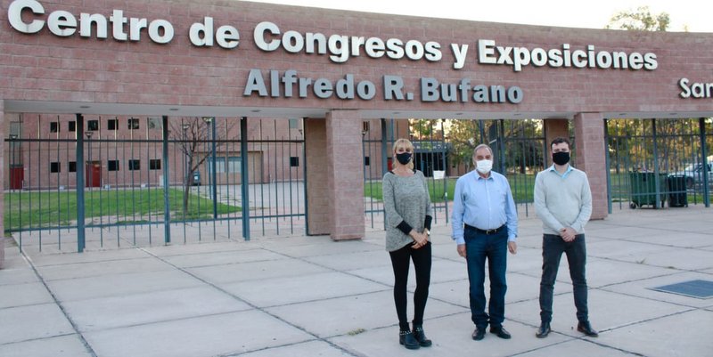 Desde el lunes la vacunación se realizará en el Centro de Congresos y Exposiciones “Alfredo Bufano”