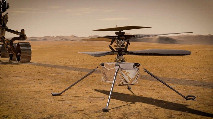Activan el helicóptero Ingenuity de la NASA en la superficie de Marte