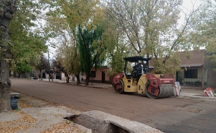 Plan de asfalto: se pavimentó el barrio Villa Aurora