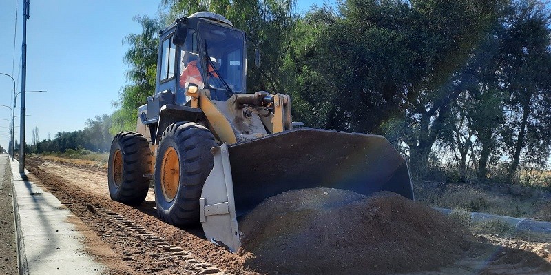 Comenzó la construcción de la ciclovía en la avenida Salas