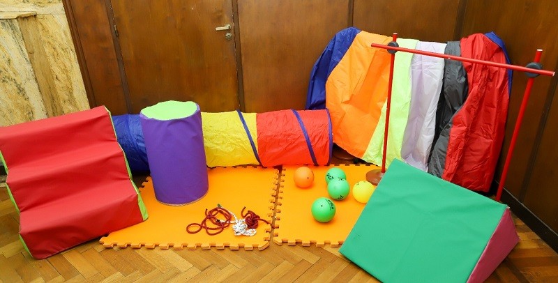 Jardines Municipales recibieron material para estimular la actividad física y psicomotricidad