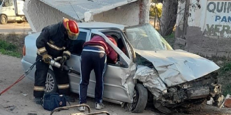 Tremendo triple choque en Rincón del Atuel