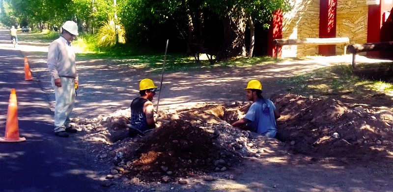 Comenzaron las obras de cloacas en Barrio Suter y el Colector Norte