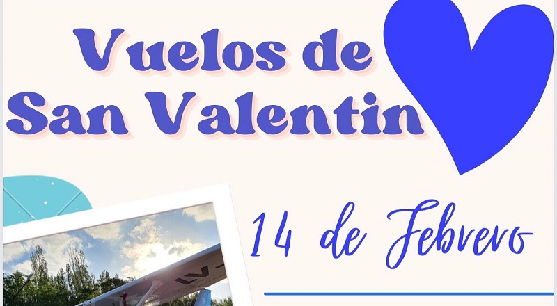 Te amo hasta el cielo, gran propuesta del Aeroclub San Rafael