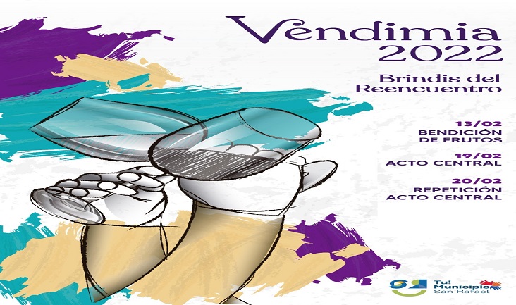 Por incumplimientos del autor, la Municipalidad cambió el afiche de Vendimia 2022