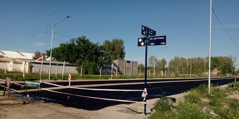 Todo listo para la pavimentación del nuevo tramo en Telles Meneses