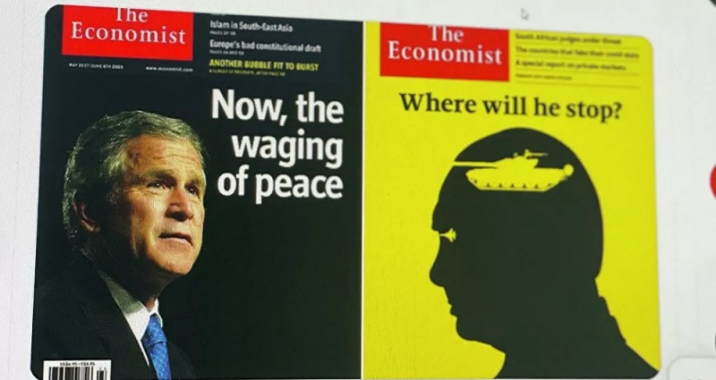 ¿Quién te cuenta la historia? EEUU «pacificador» en Irak y Rusia «invasora» de Ucrania