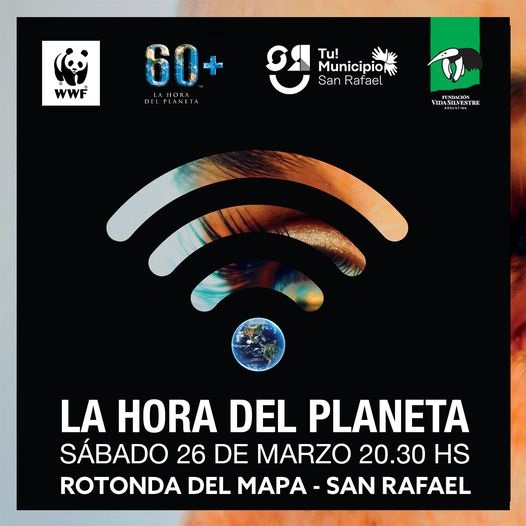 San Rafael apagará las luces de La Rotonda del Mapa por «La Hora del Planeta»
