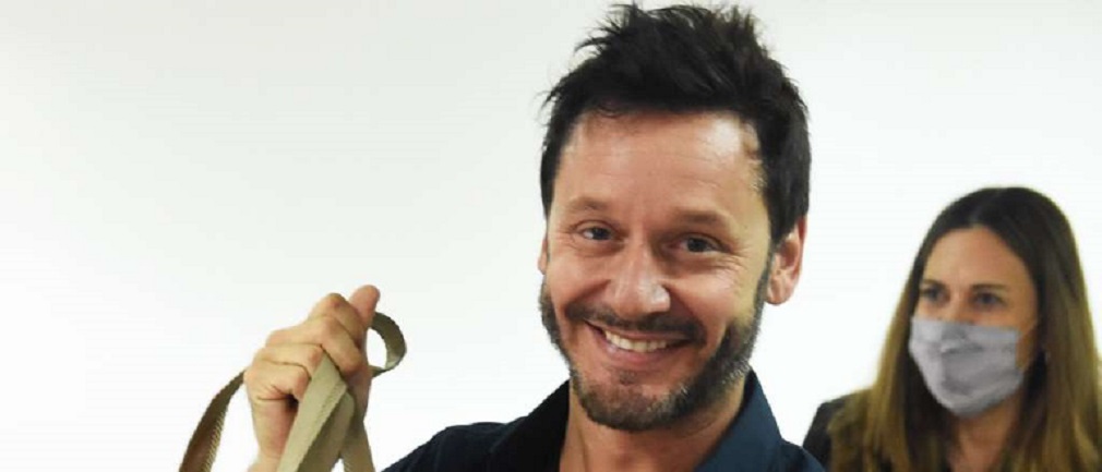 Benjamín Vicuña llegó a Mendoza para trabajar con «S:O:S, soy papá»