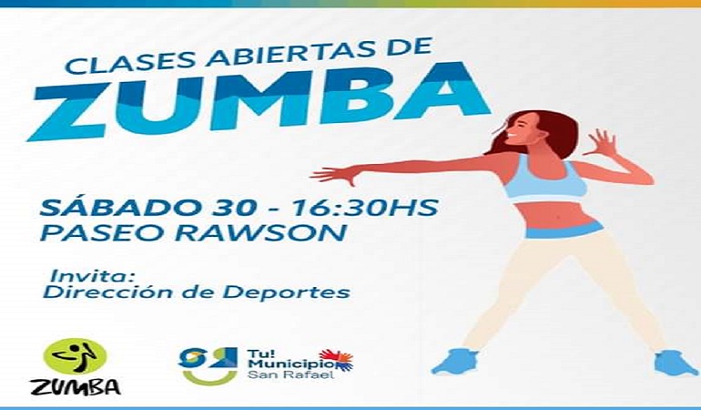 Sábado de zumba en Paseo Rawson y Plaza Francia