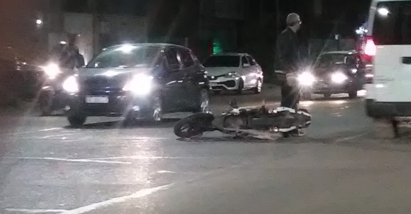 Siniestro vial en Avenida Rivadavia