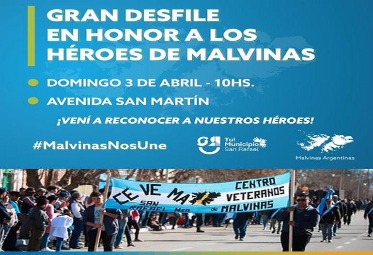 Cómo se organizará el tránsito para desarrollar las actividades en honor a los Héroes de  Malvinas