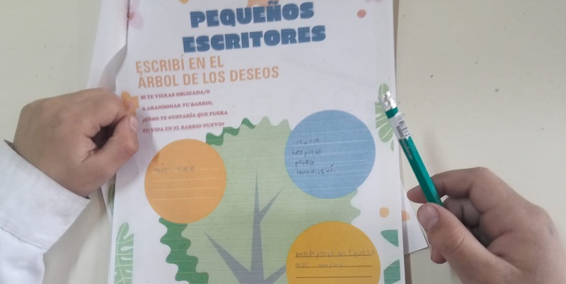 Taller de «Pequeños Escritores» en escuela de Jaime Prats