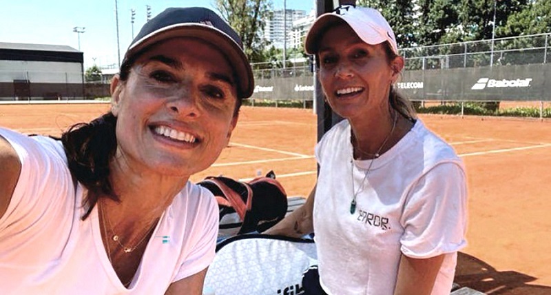 Sabatini vuelve al tenis en el torneo de leyendas de Roland Garros