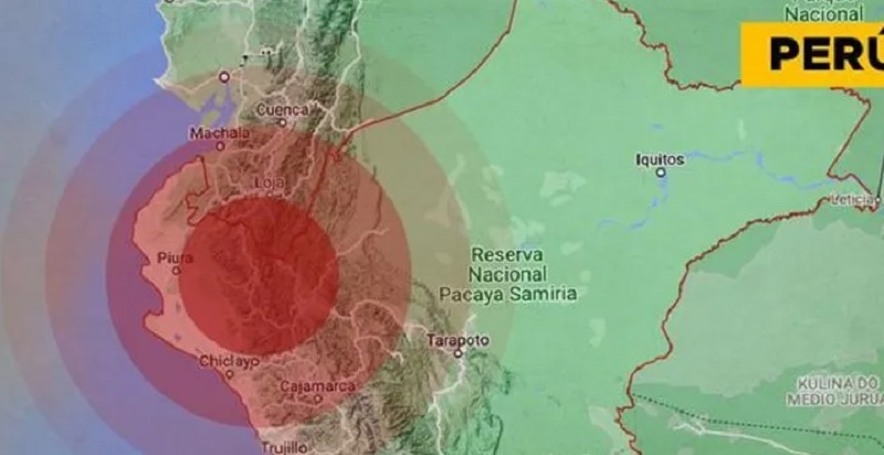 Sismo de 7,2 sacudió a Perú
