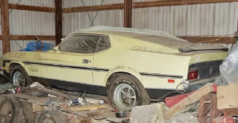 Una reliquia: encontraron un histórico Ford Mustang abandonado en un garage hace más de 40 años