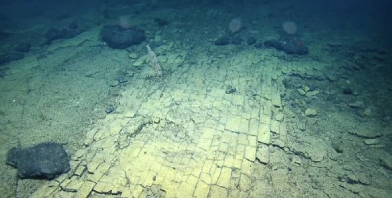 Una expedición submarina al norte de las islas hawaianas, reveló un antiguo y misterioso camino.