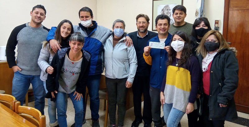 El municipio entregó aportes económicos a emprendedores con discapacidad