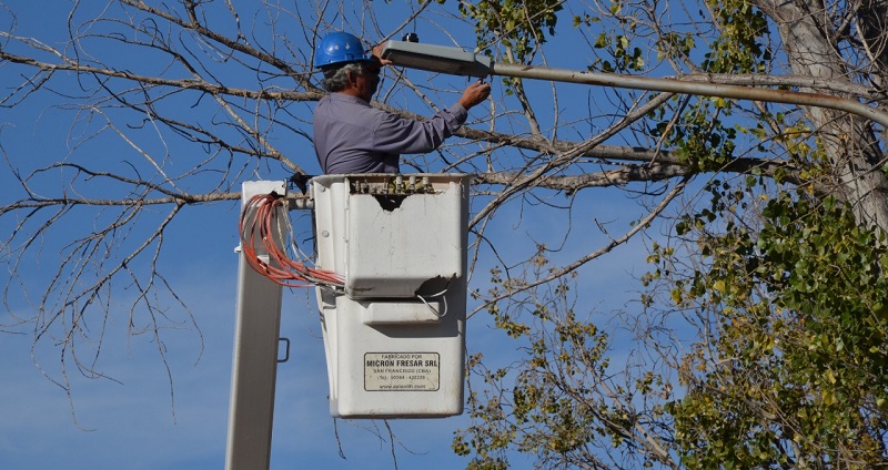 Sigue la transformación Led, ahora se colocaron 150 nuevas luces en la Villa 25 de Mayo