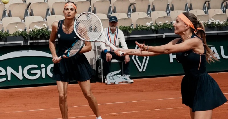 Sabatini y Dulko ganaron su segundo partido en Roland Garros y podrían jugar la final del torneo de leyendas