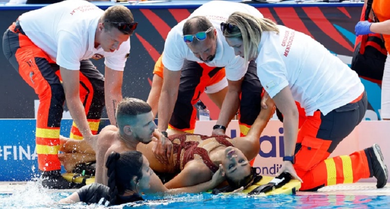 Nadadora que se desmayó en plena competencia: “Estuvo 2 minutos sin respirar”