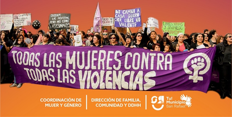 #NIUNAMENOS: acitividades y concentración en San Rafael
