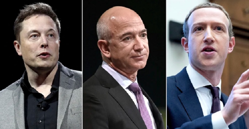 Semestre negro para los más ricos: la increíble fortuna que perdió el selecto club encabezan por Elon Musk y Jeff Bezos
