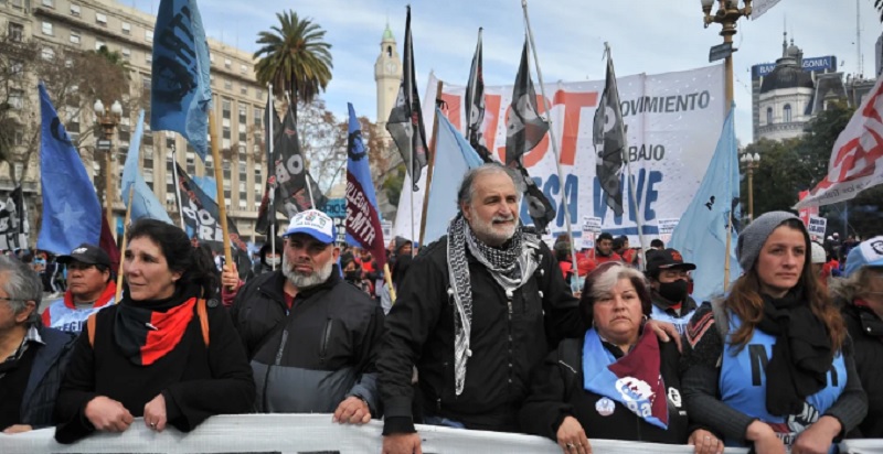Los piqueteros le respondieron a CFK: “Me indigna que hable desde afuera; señora, usted también integra este Gobierno”