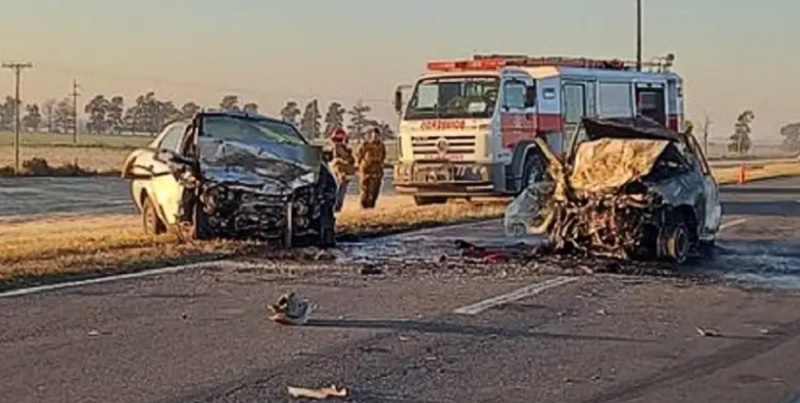 Tétrico choque con cinco muertos en la temible ruta 34 en Santa Fe