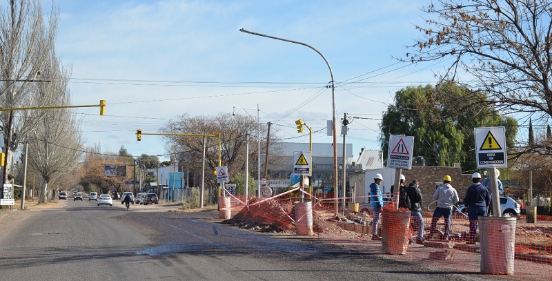 Avanza la apertura de Cinca a Sarmiento y las obras sobre el nuevo corredor