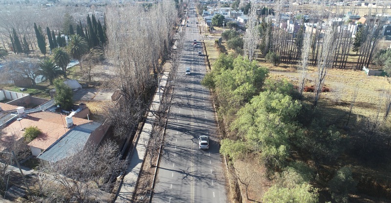 Entró en la recta final la obra de avenida Los Sauces