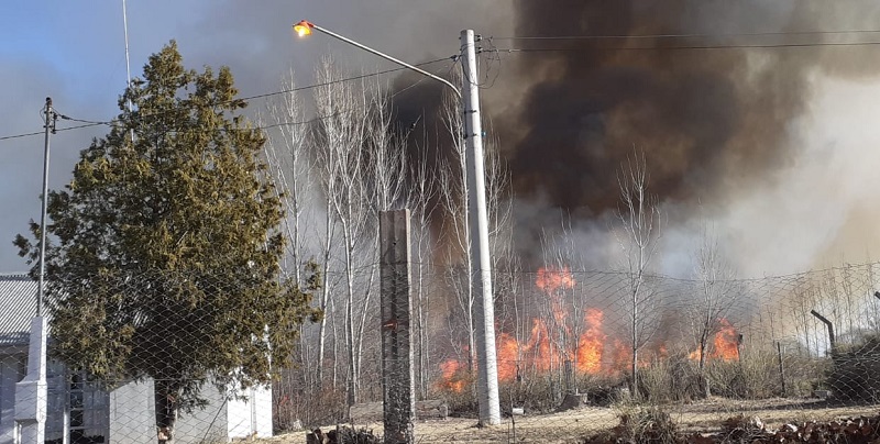 Incendio en Cuadro Benegas