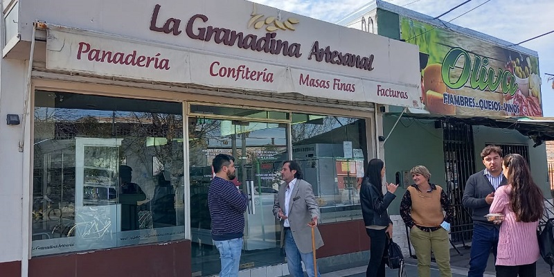Autoridades del IDC visitaron comercios del Sur mendocino