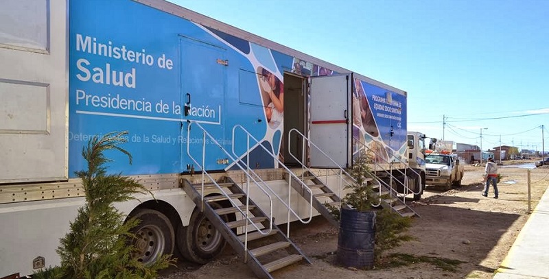 El tráiler de salud y el aula móvil de Nación desembarca en San Rafael