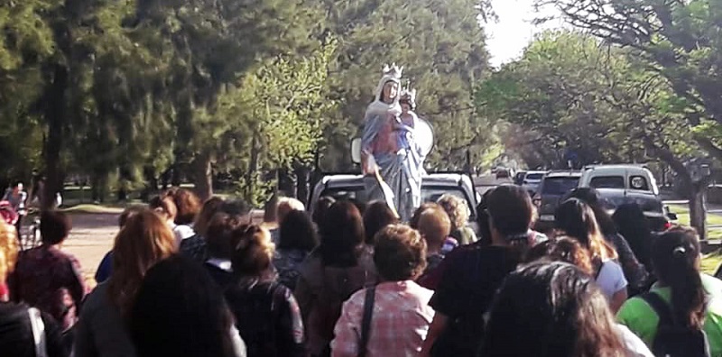 La Virgen del Rosario de San Nicolás estará en el Km 0