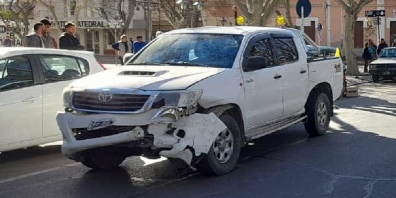 Choque múltiple con heridos en pleno centro