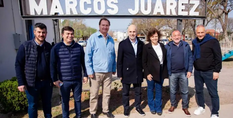 JXC celebró victoria electoral en Marcos Juárez, el «Km 0 del cambio» antes de 2023