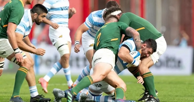 Los Pumas cayeron ante Sudáfrica y quedaron fuera de la pelea por el título