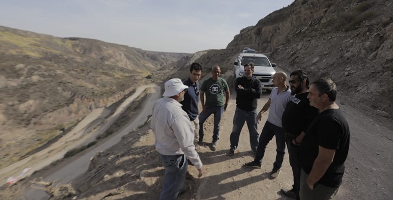 Concluyó el estudio geofísico para mejorar un tramo de la ruta provincial 173 en el Cañón del Atuel
