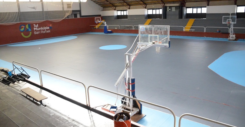 Se renovó el piso flotante del Polideportivo N° 2