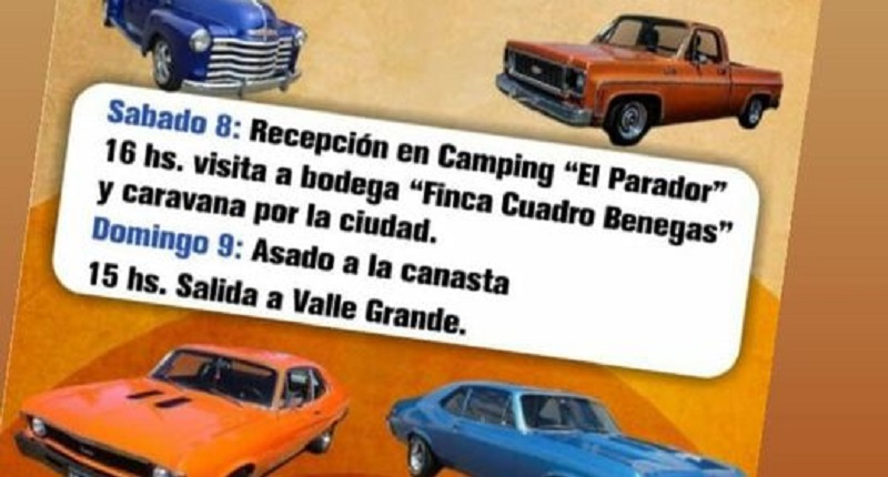 Gran encuentro de autos en el Parque Mariano Moreno