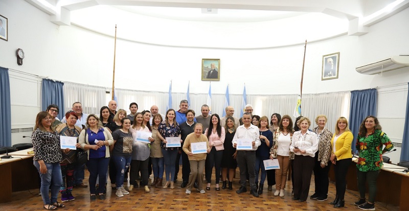 El municipio reconoció la importante labor de Bibliotecas Populares