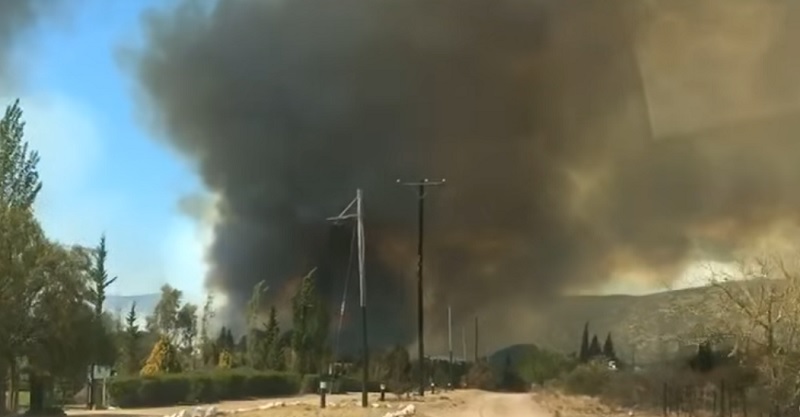 URGENTE: Incendio frente a Camping Cristiano en Valle Grande.