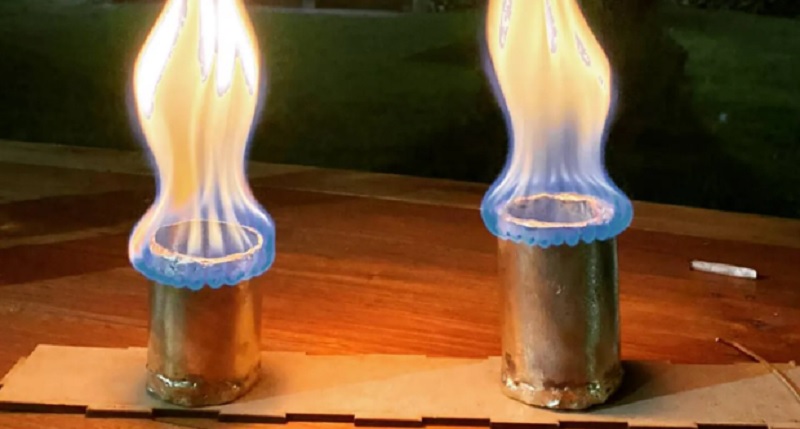 Con balas de guerra, fabrica cocinas de bolsillo ecológicas y económicas: “Es luz, calor y alimento”