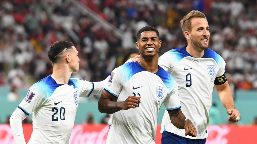 Inglaterra aplastó 6-2 a Irán en su debut en el Mundial de Qatar 2022