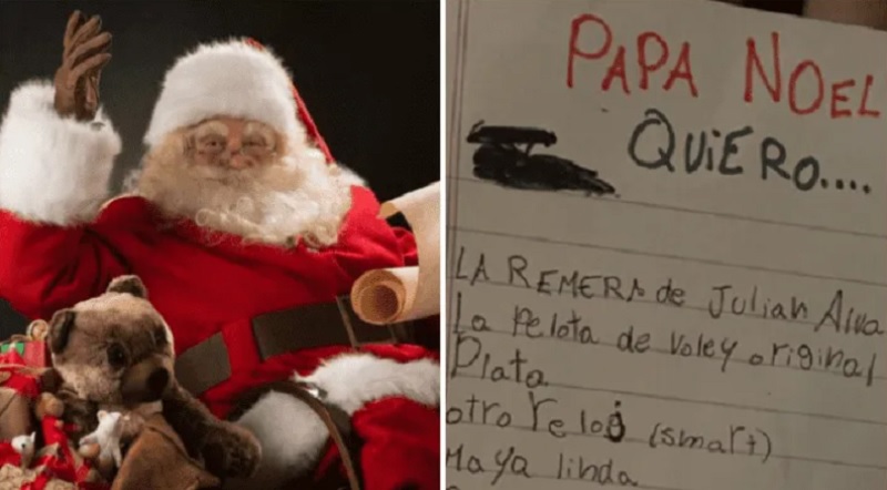 La escandalosa lista de regalos que una pequeña le hizo a Papá Noél: “Y sabe que no existe”