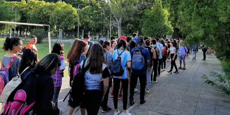La escuela Villa 25 de Mayo de San Rafael realizó el primer trekking educativo
