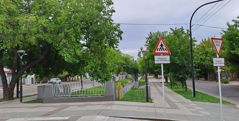 Paseo Luis Huerta y Plaza Valenciana cerca de la inauguración