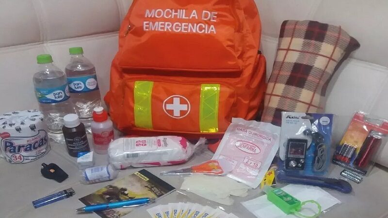 ¿Cómo armar la mochila de emergencia ante un sismo?