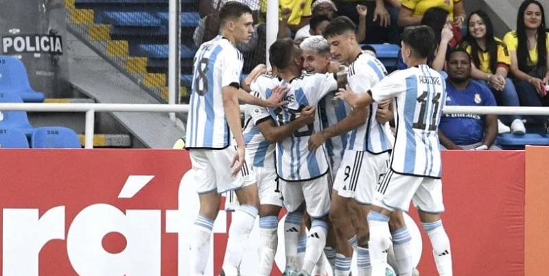Argentina le ganó a Perú y recibió una mano de Brasil en el Sudamericano Sub-20